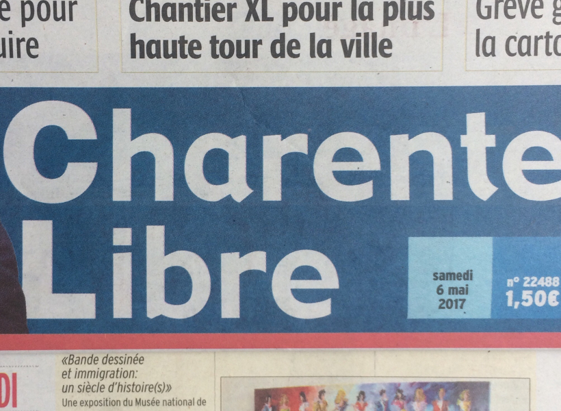 Charente libre Mai 2017