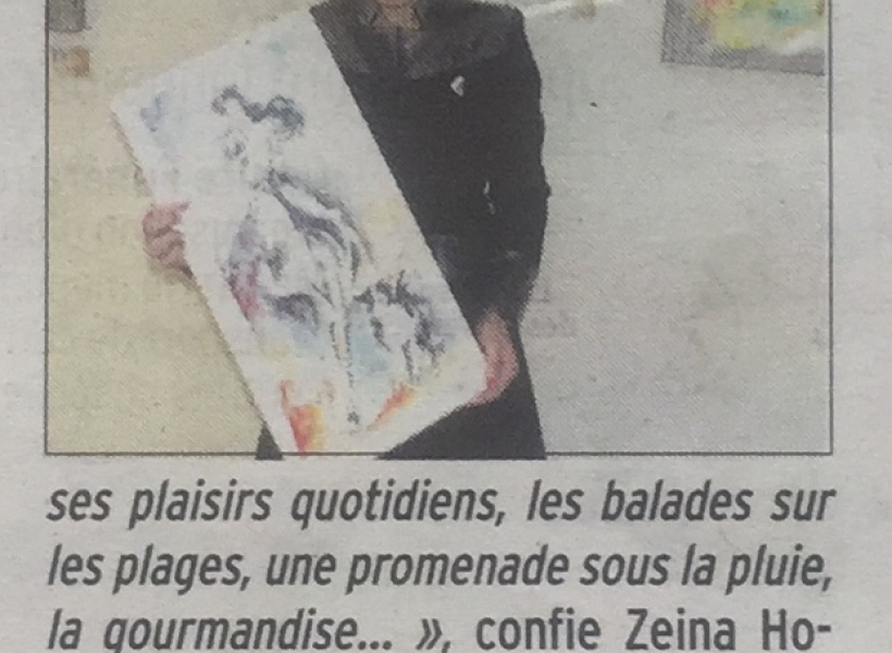 Charente Libre, exposition Zeina Hokayem à Chasseneuil-sur-Bonnieure